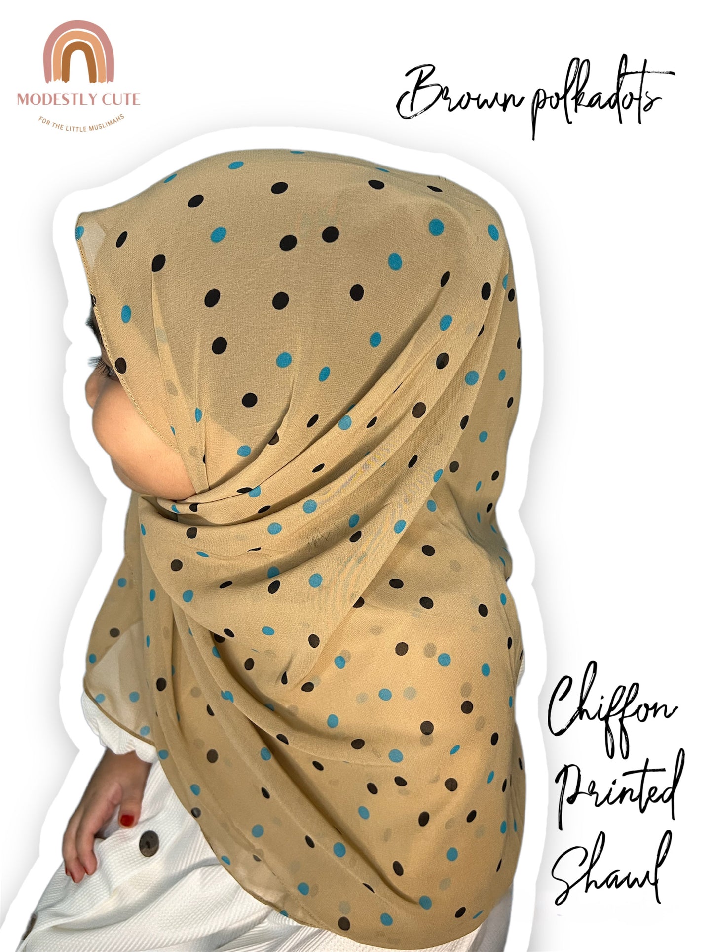 Chiffon printed shawl