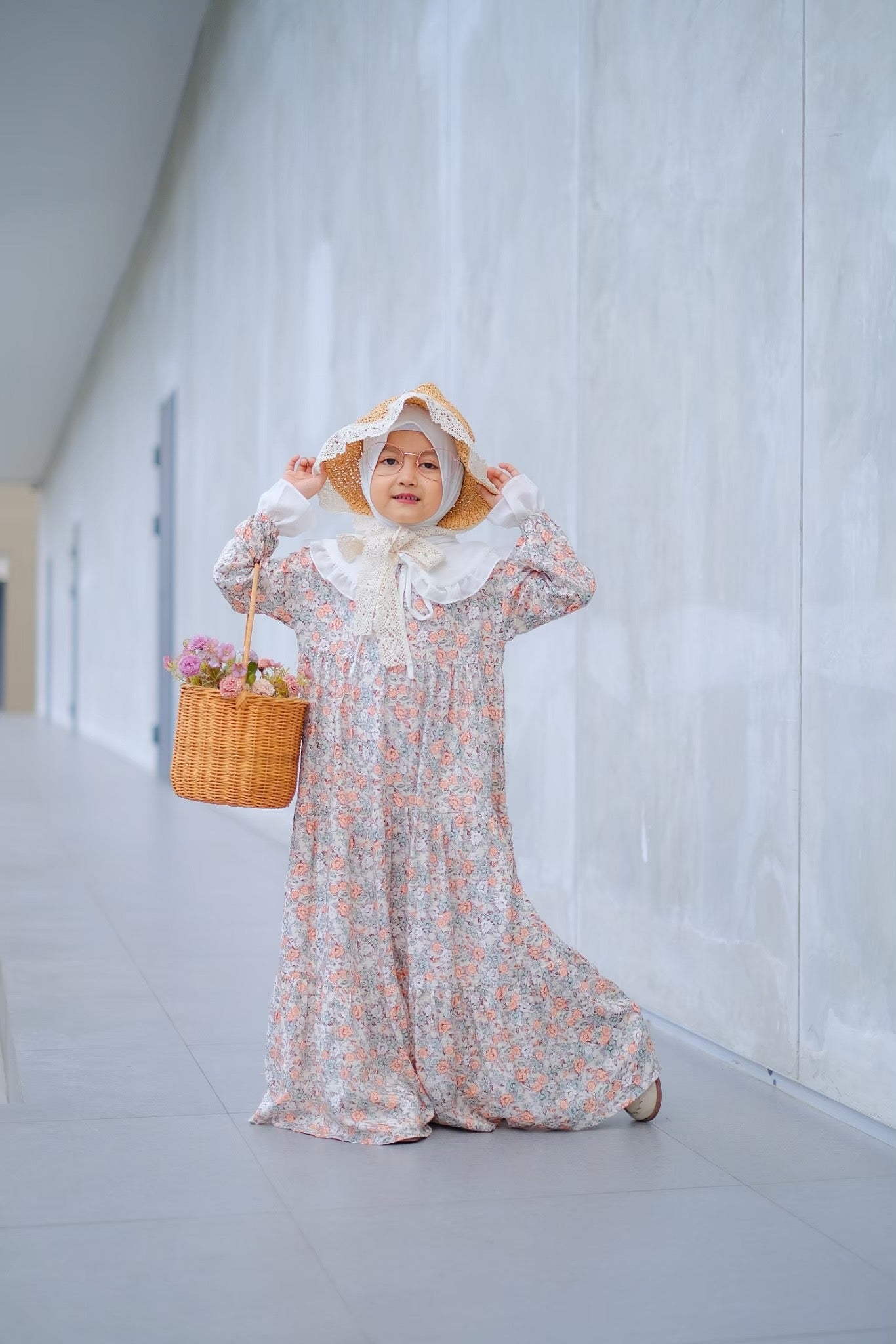 Yuka dress set (with shawl)