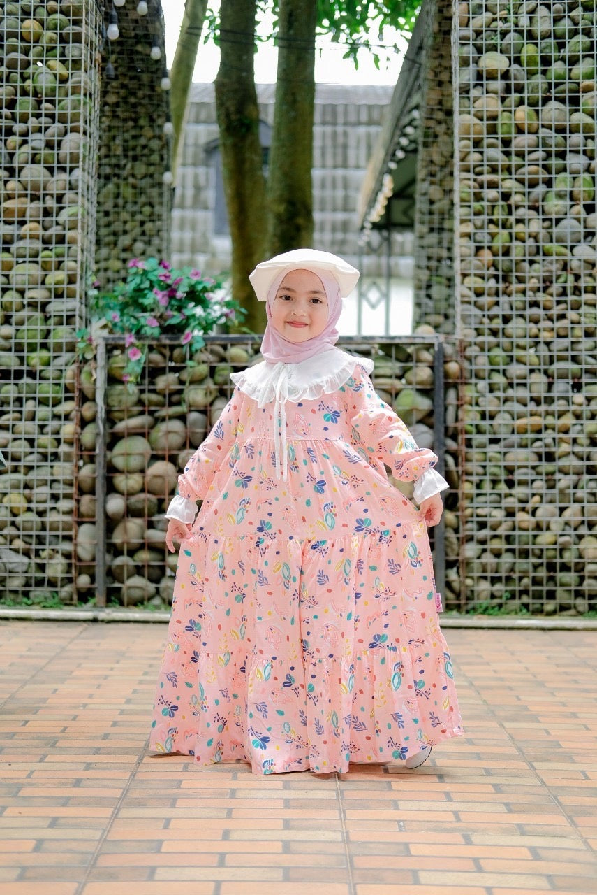 Yuka dress set (with shawl)