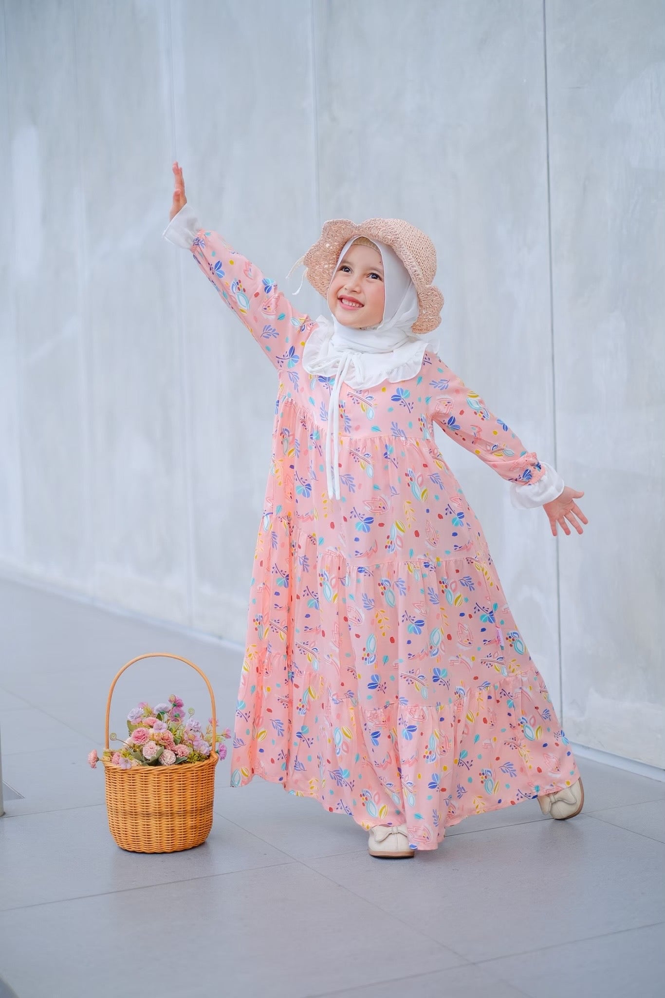 Yuka dress set (with shawl)