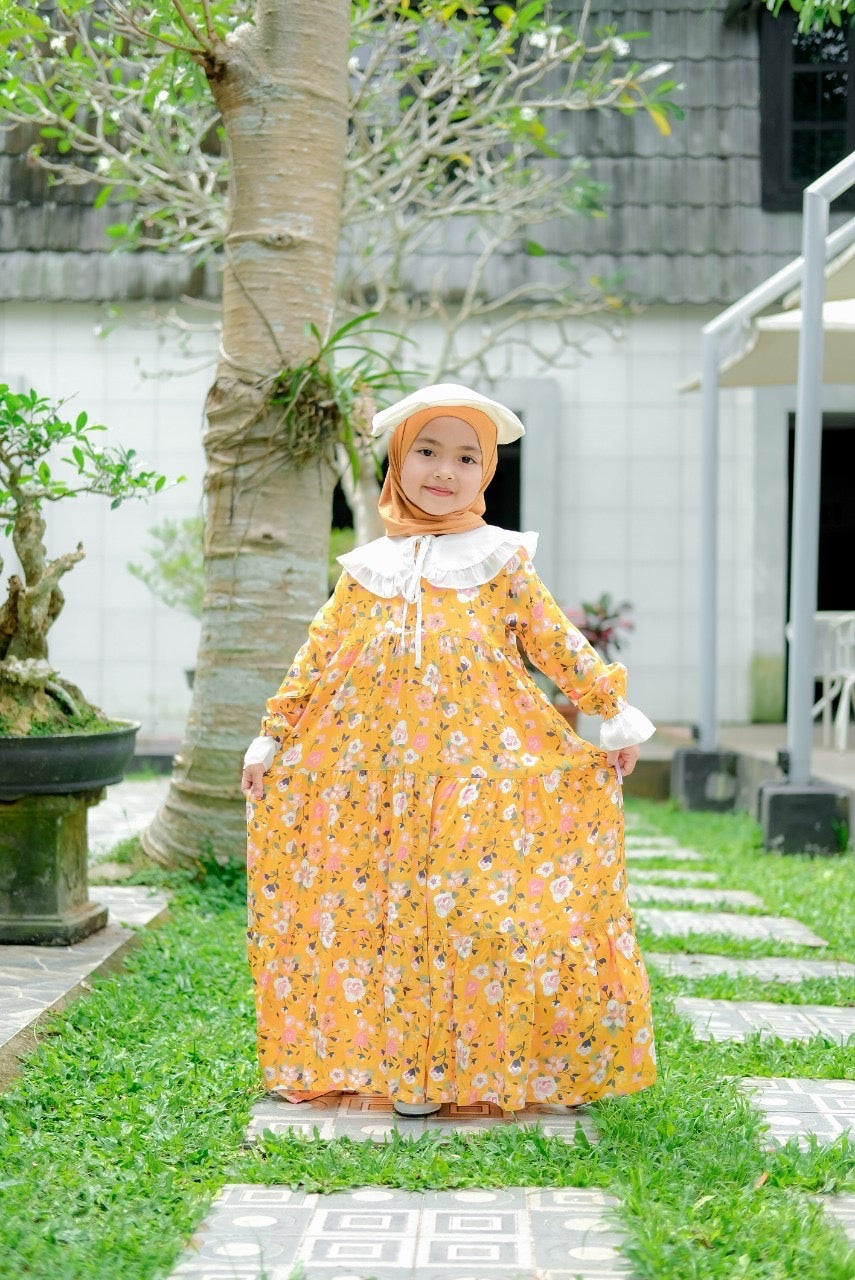 Yuka dress set (with shawl)